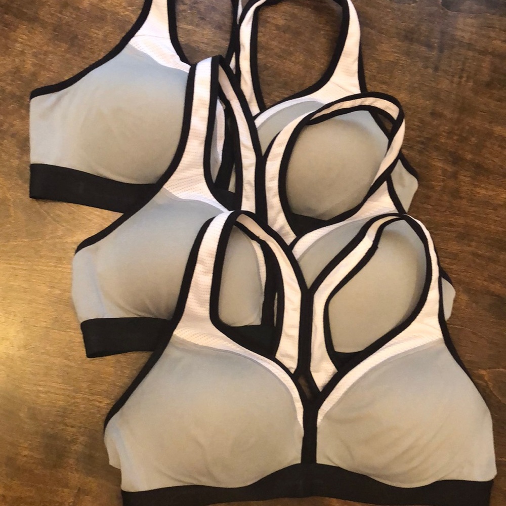 Set of three Champion Sports bras. Size large.